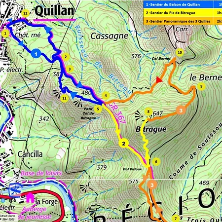 Сasa de vacaciones Maison De Familiale 3 Adultes 1 Enfant Quillan